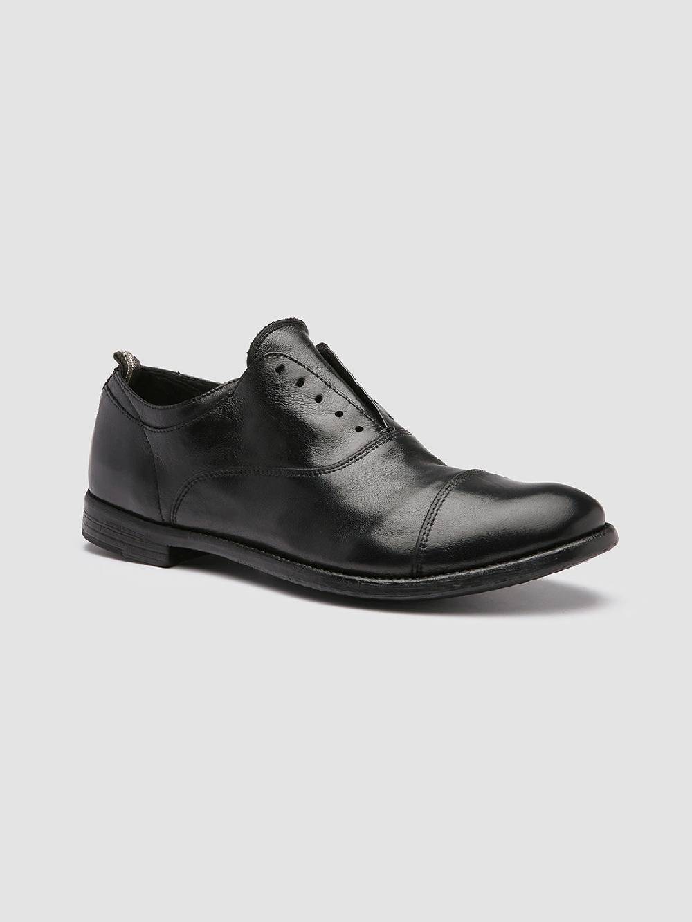 Officine Creative ARC 501 Oxford in Pelle Nera Hotsell