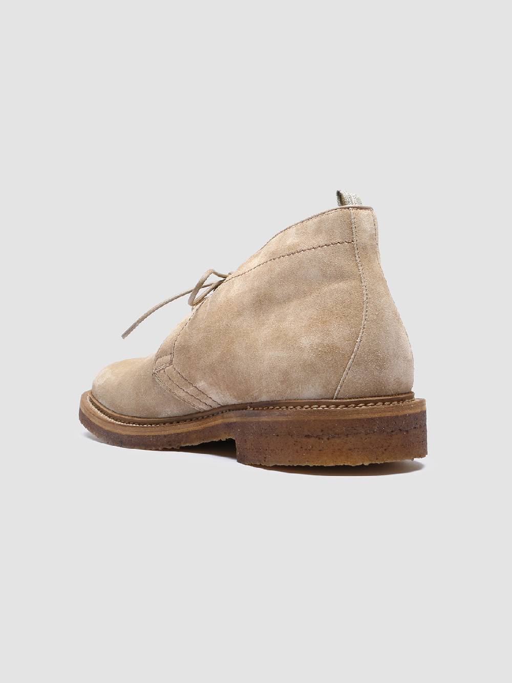 Officine Creative HOPKINS CREPE 114 Stivali Chukka in Pelle Scamosciata Tortora I Più Venduti