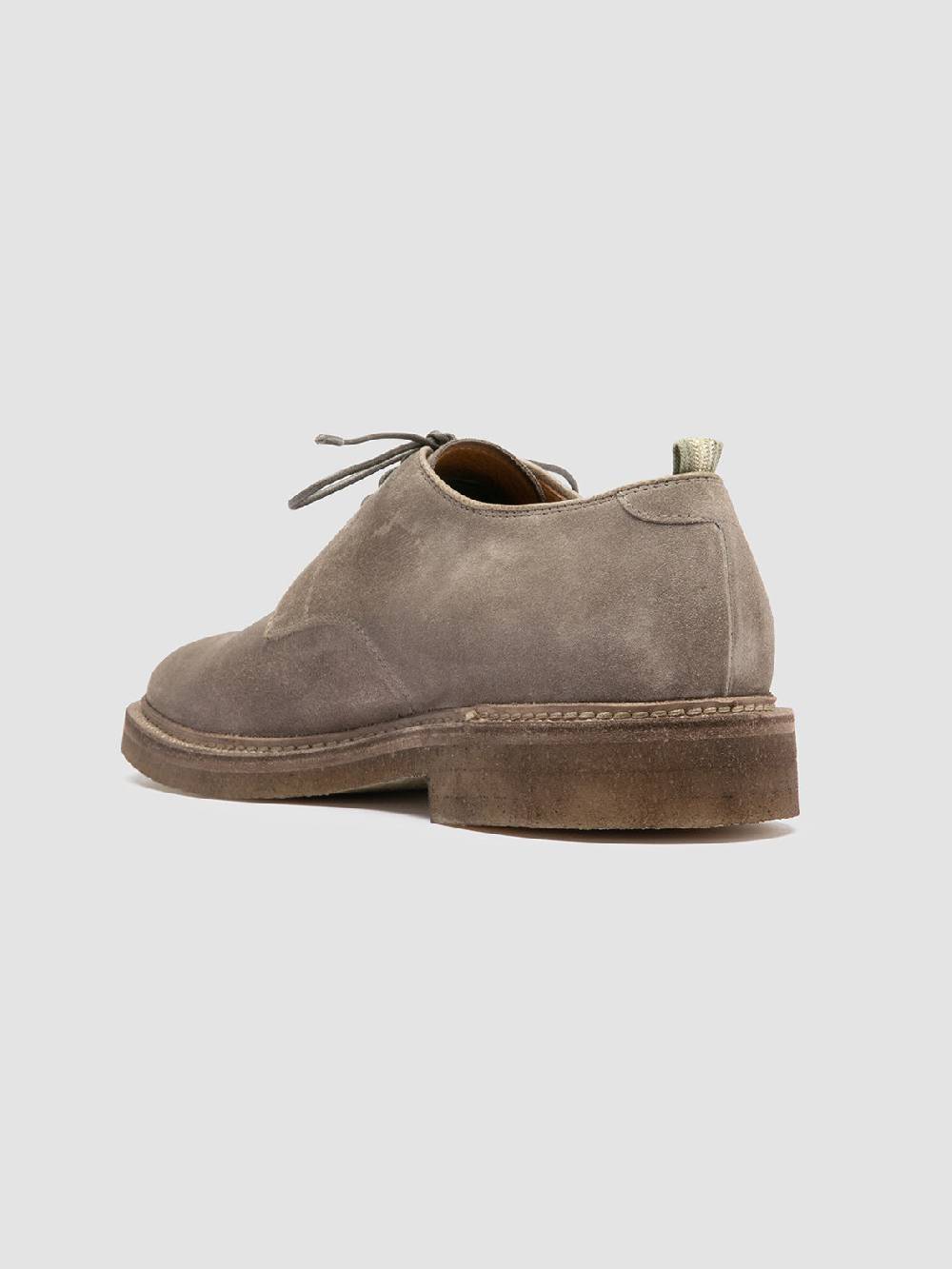 Officine Creative HOPKINS CREPE 115 Scarpe Derby in Pelle Scamosciata Tortora Vendite Flash