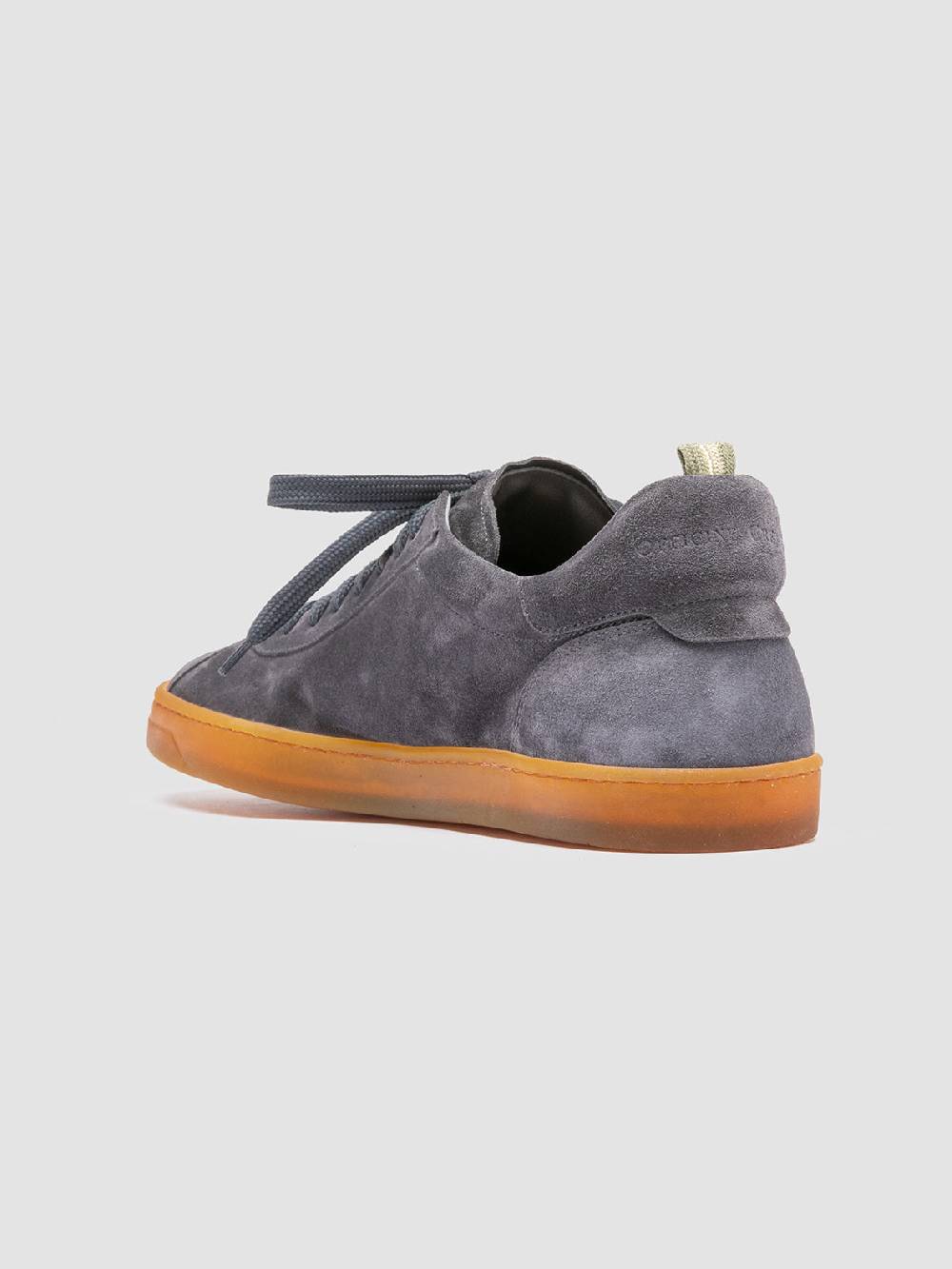 Officine Creative KARMA 015 Sneakers Basse in Pelle Scamosciata Grigia Nuova