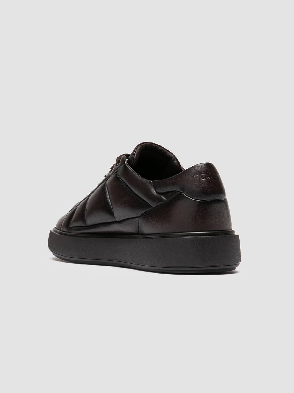Officine Creative LEISURE 001 Sneaker Basse in Pelle Marrone Offerta speciale