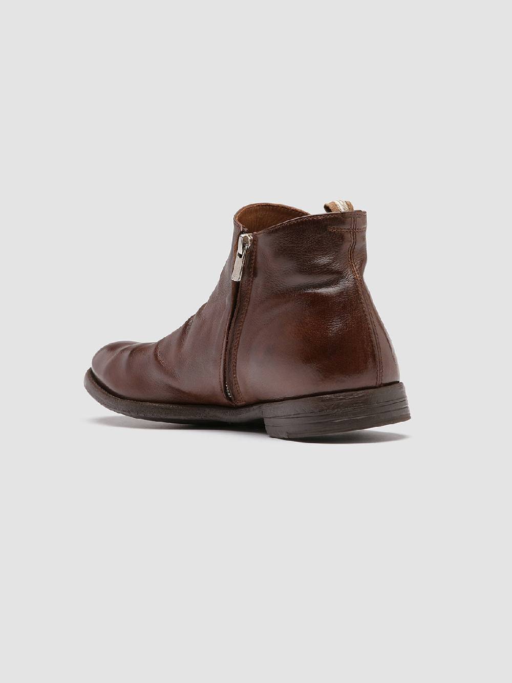 Officine Creative ARC 514 Stivaletti in Pelle Marrone Smaltimento dello stoccaggio