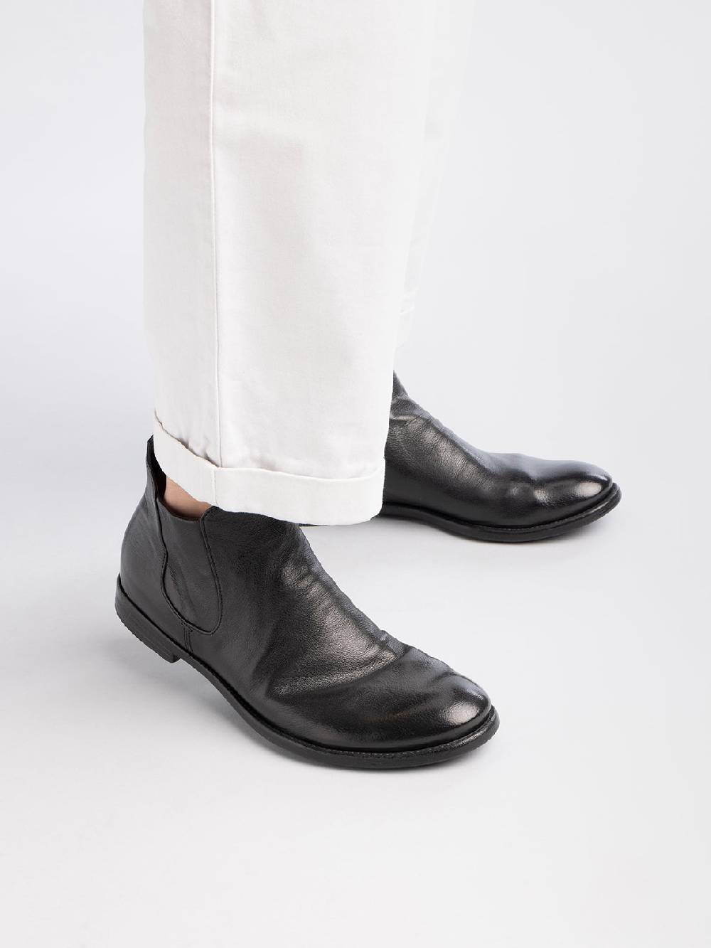 Officine Creative ARC 514 Stivaletti in Pelle Marrone Smaltimento dello stoccaggio