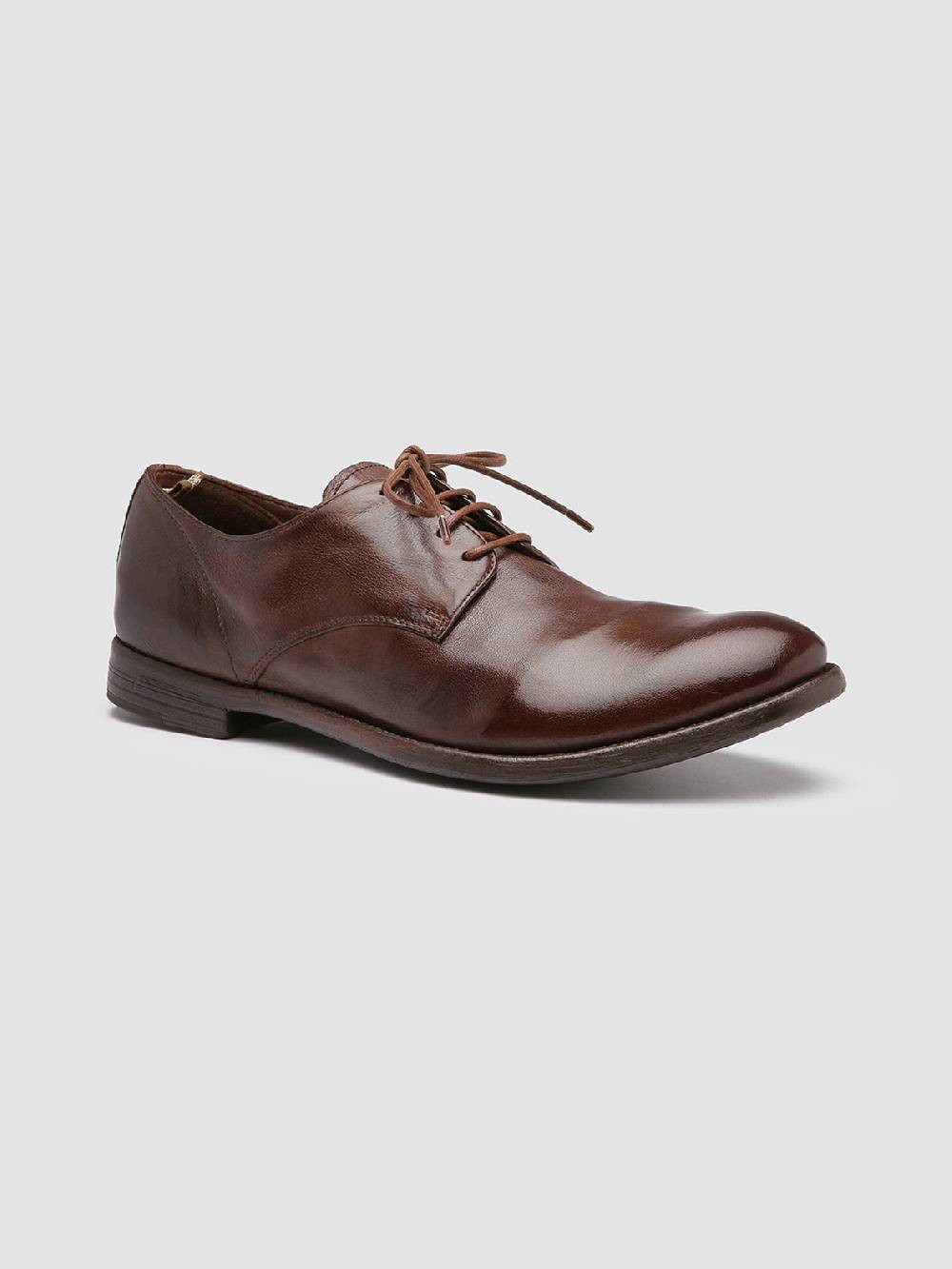 Officine Creative ARC 515 Derby in Pelle Marrone Online Outlet