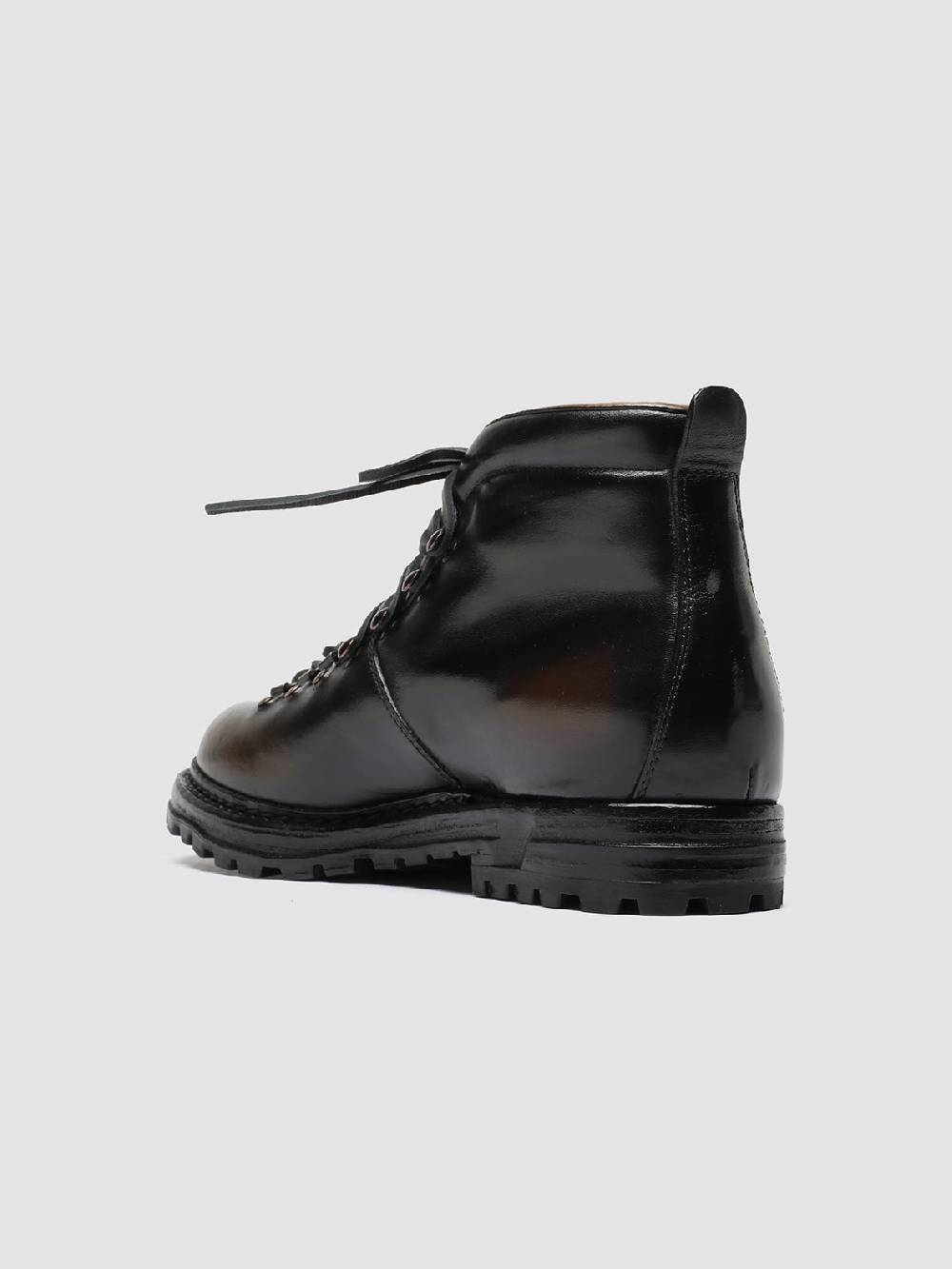 Officine Creative ARTIK 001 Stivali Stringati in Pelle Marrone Offerte esclusive