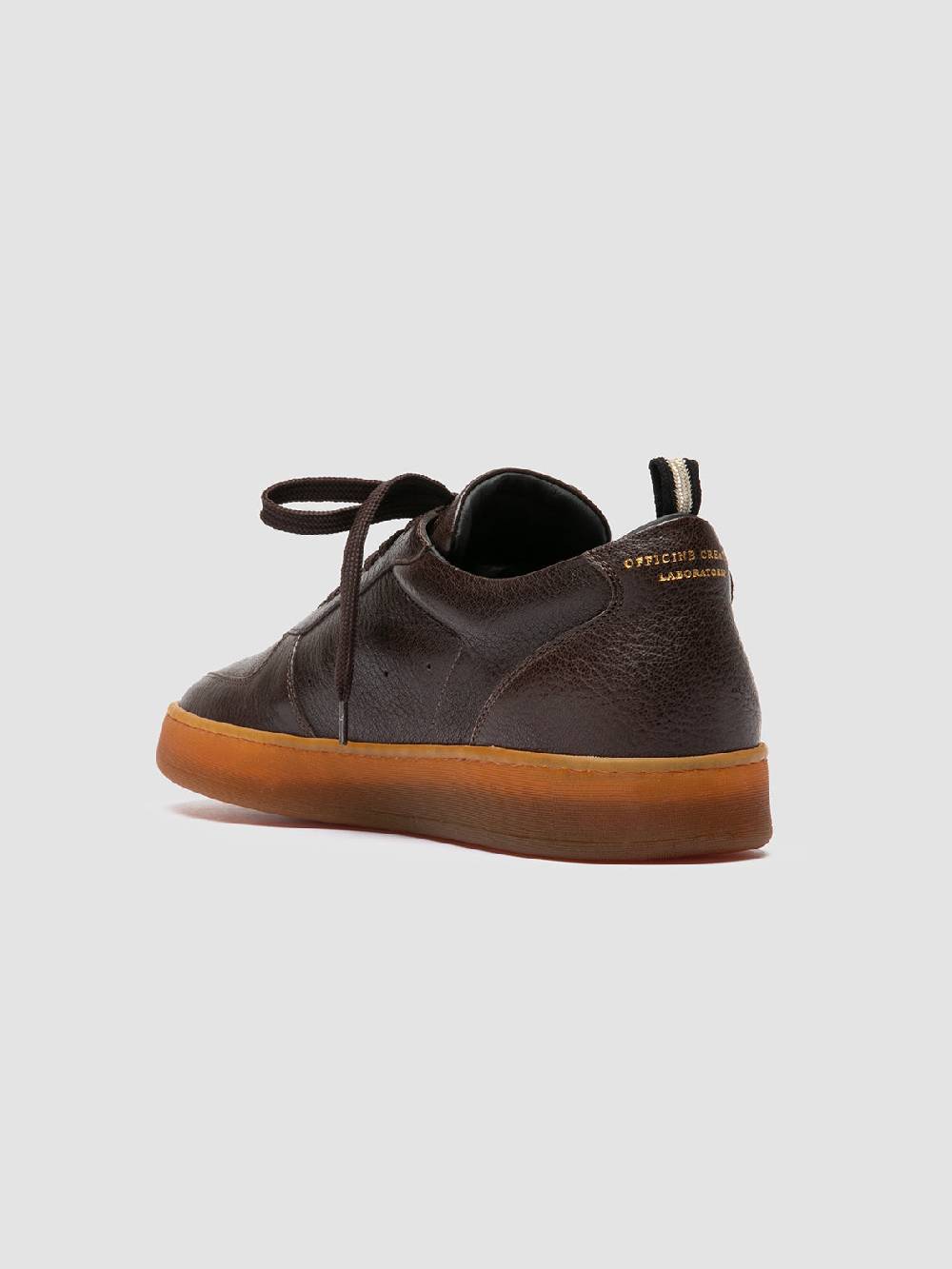 Officine Creative ASSET 001 Sneaker Basse in Pelle Marrone Nuovi prodotti