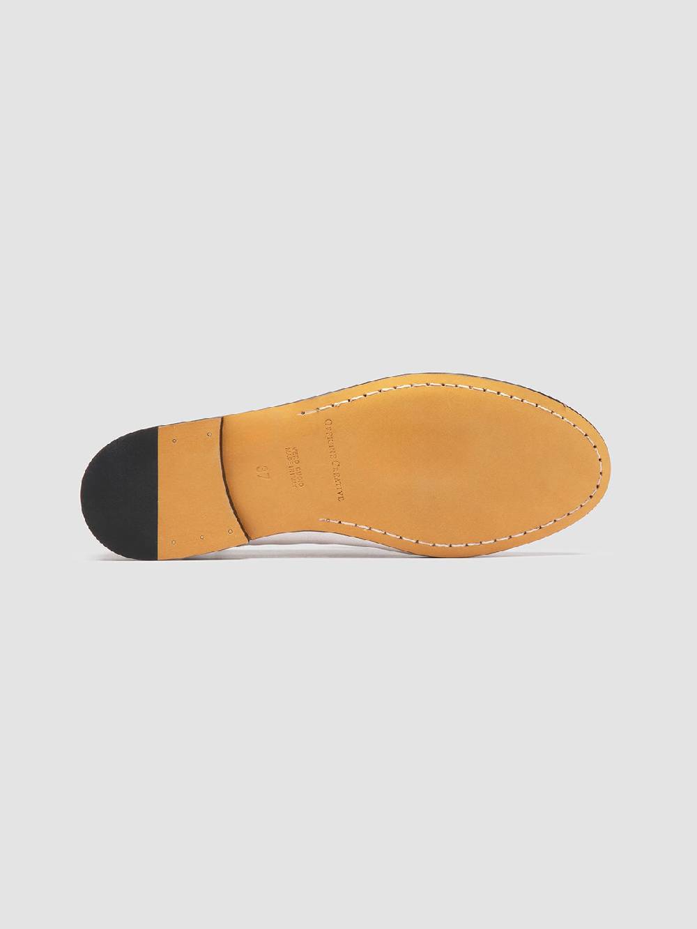 Officine Creative BLAIR 001 Mocassini in Pelle Bianca Sconti VIP