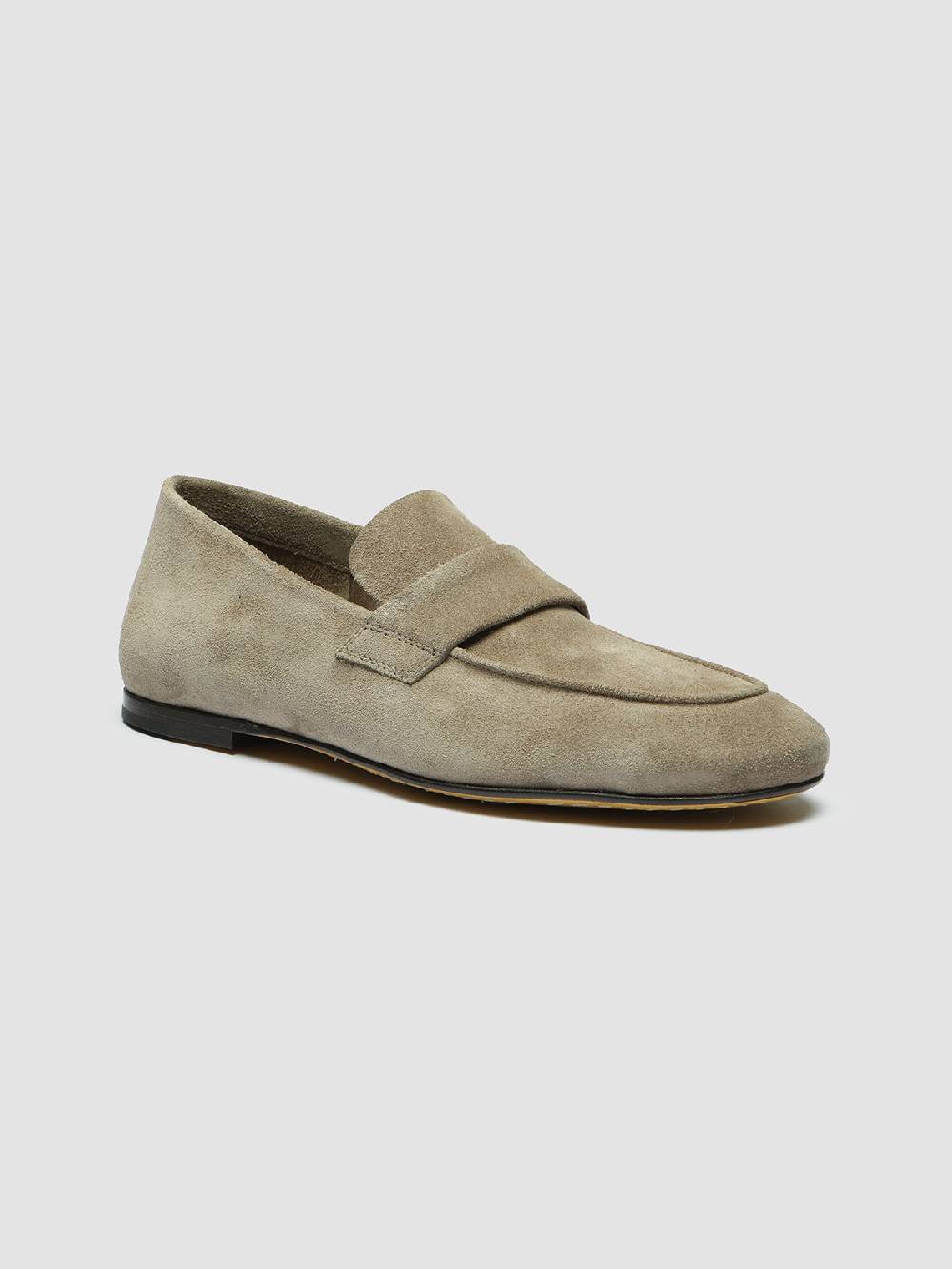 Officine Creative BLAIR 001 Mocassini in Pelle Scamosciata Tortora Ritorno libero
