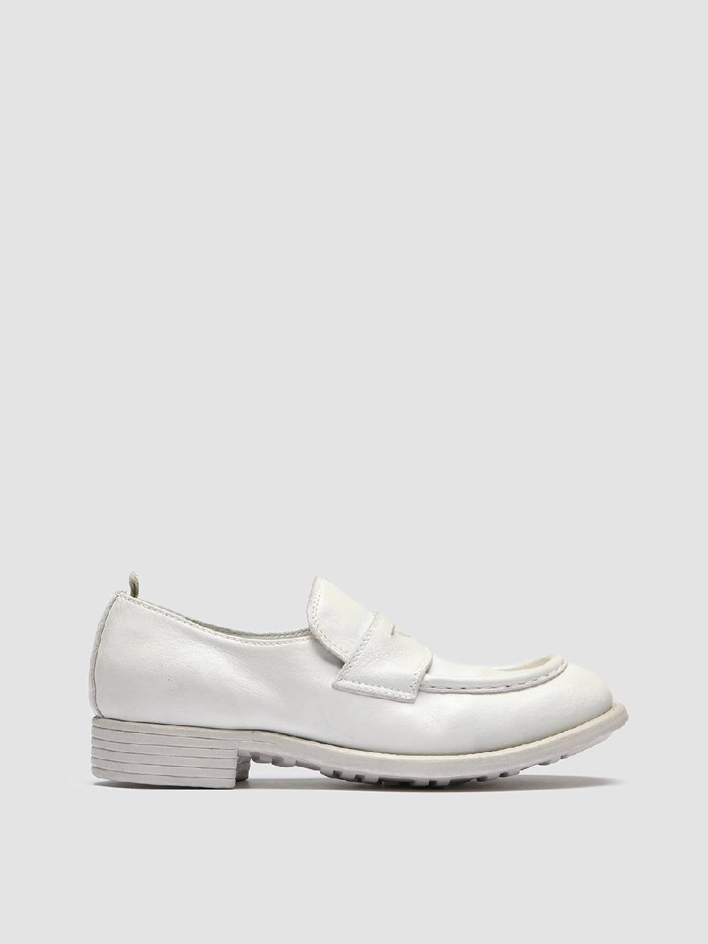 Officine Creative CALIXTE 020 Mocassini in Pelle Bianca