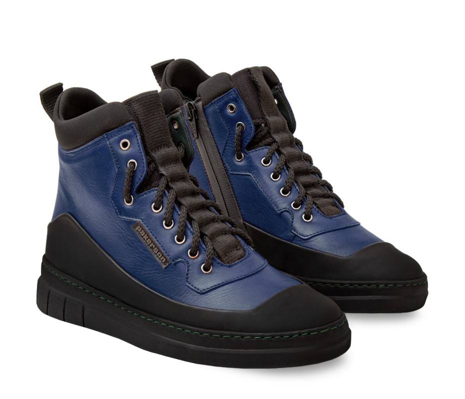 Pakerson STIVALETTO APUANE PELLE BLU NAVY Promozione