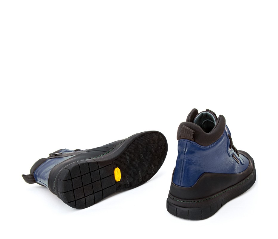 Pakerson STIVALETTO APUANE PELLE BLU NAVY Promozione