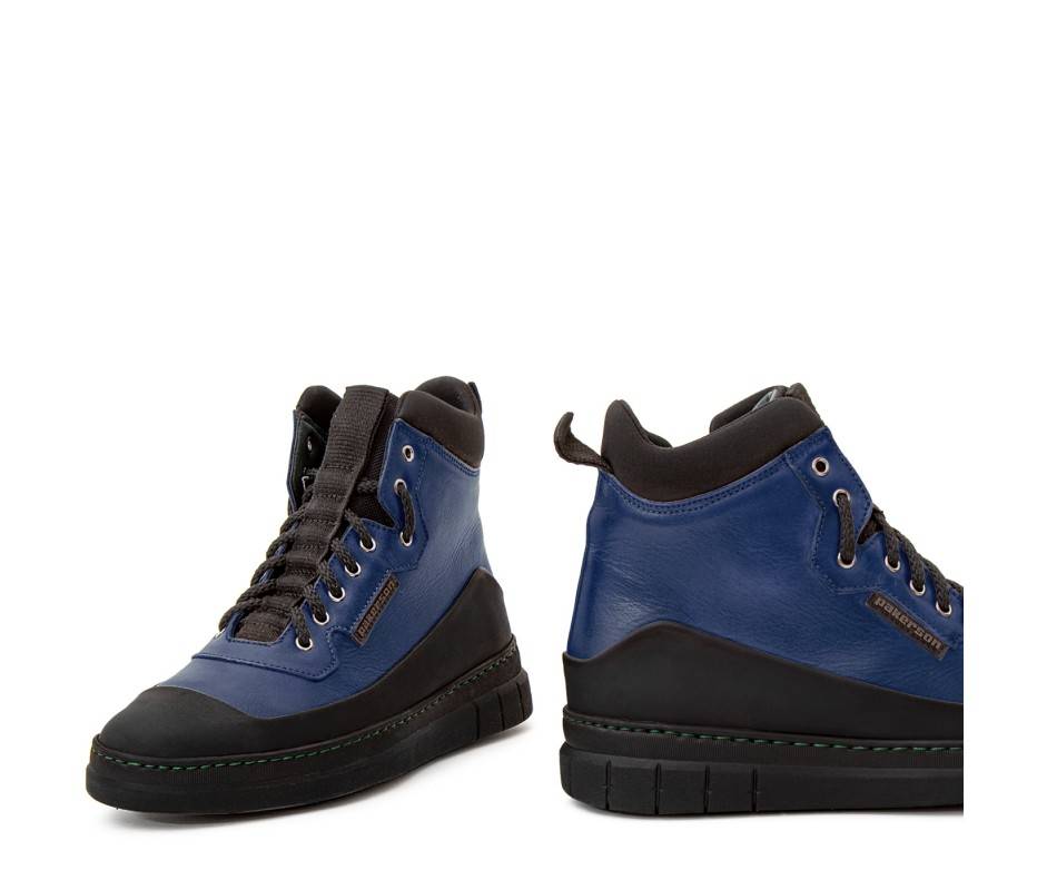 Pakerson STIVALETTO APUANE PELLE BLU NAVY Promozione