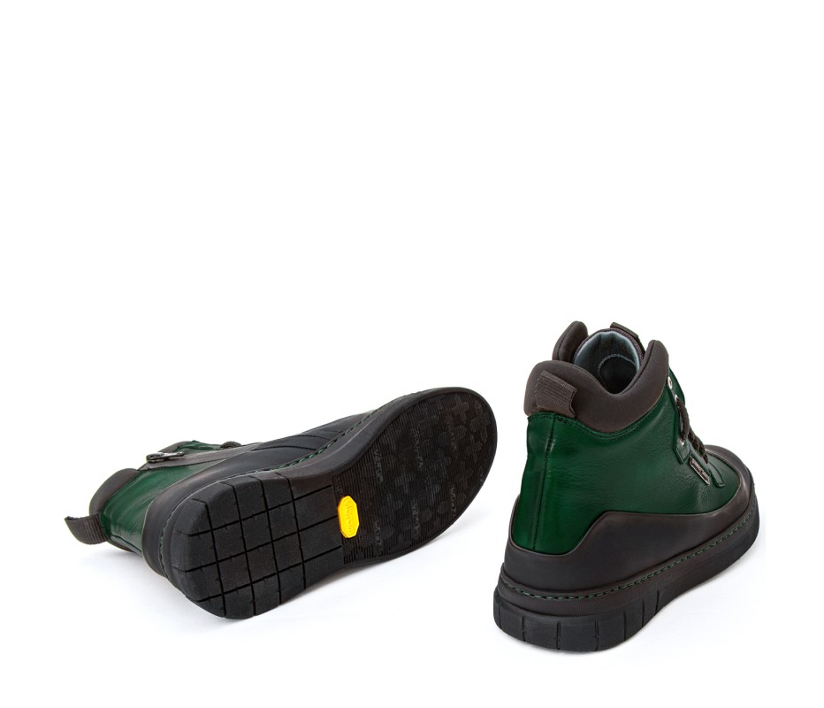 Pakerson STIVALETTO APUANE PELLE VERDE INTENSO Consegna Veloce