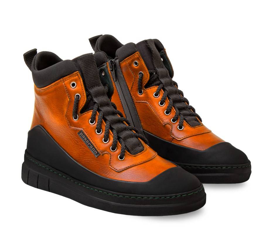 Pakerson STIVALETTO APUANE PELLE ARANCIO Sconto