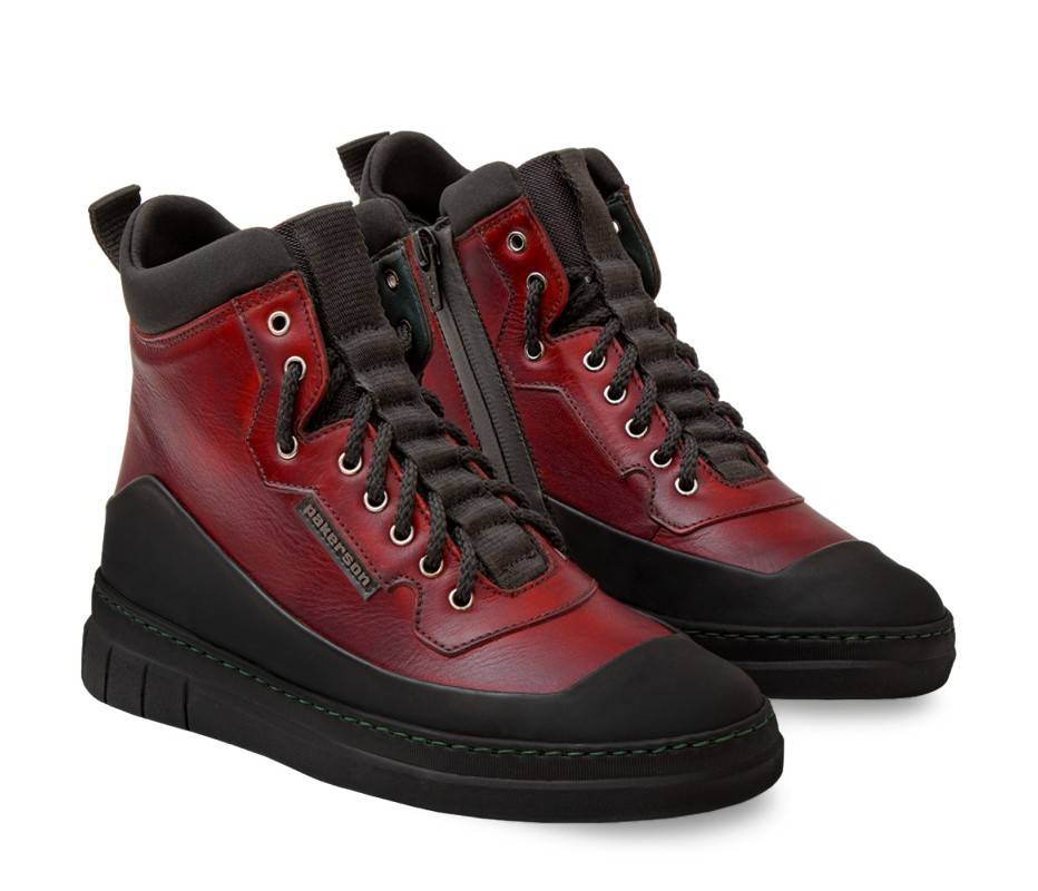 Pakerson STIVALETTO APUANE PELLE ROSSO BORDEAUX Outlet