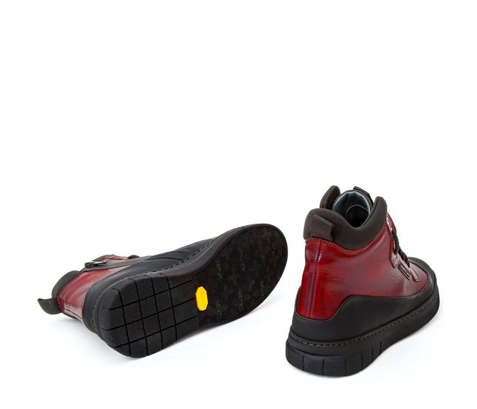 Pakerson STIVALETTO APUANE PELLE ROSSO BORDEAUX Outlet