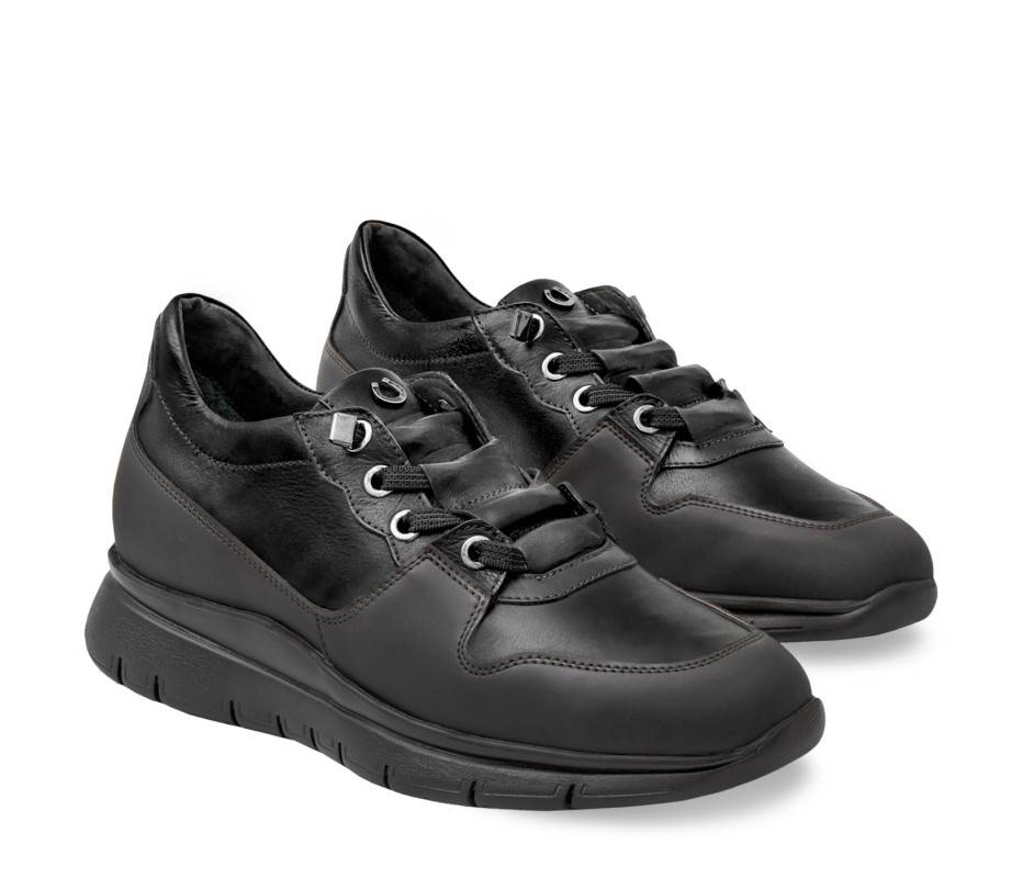 Pakerson SNEAKER AMIATA PELLE NERA In Vendita
