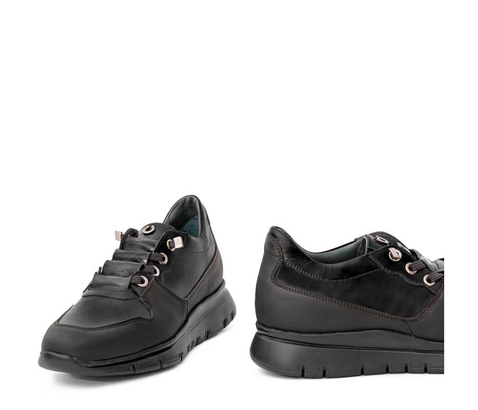 Pakerson SNEAKER AMIATA PELLE NERA In Vendita