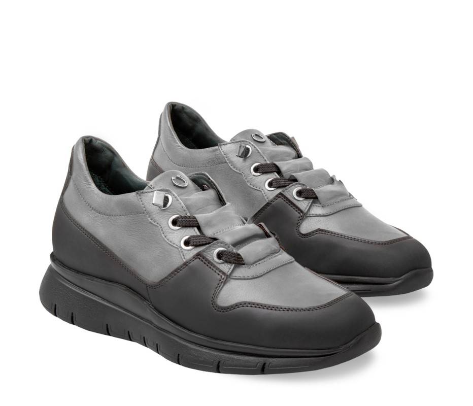 Pakerson SNEAKER AMIATA PELLE GRIGIO SMOG Saldi