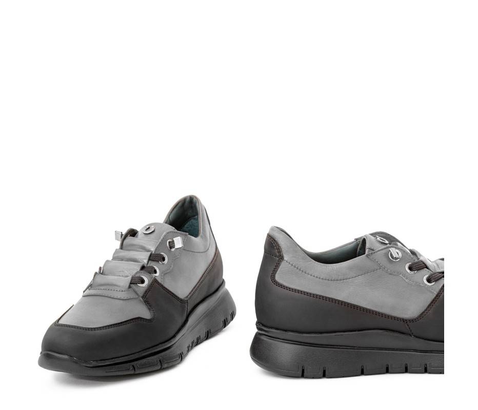 Pakerson SNEAKER AMIATA PELLE GRIGIO SMOG Saldi