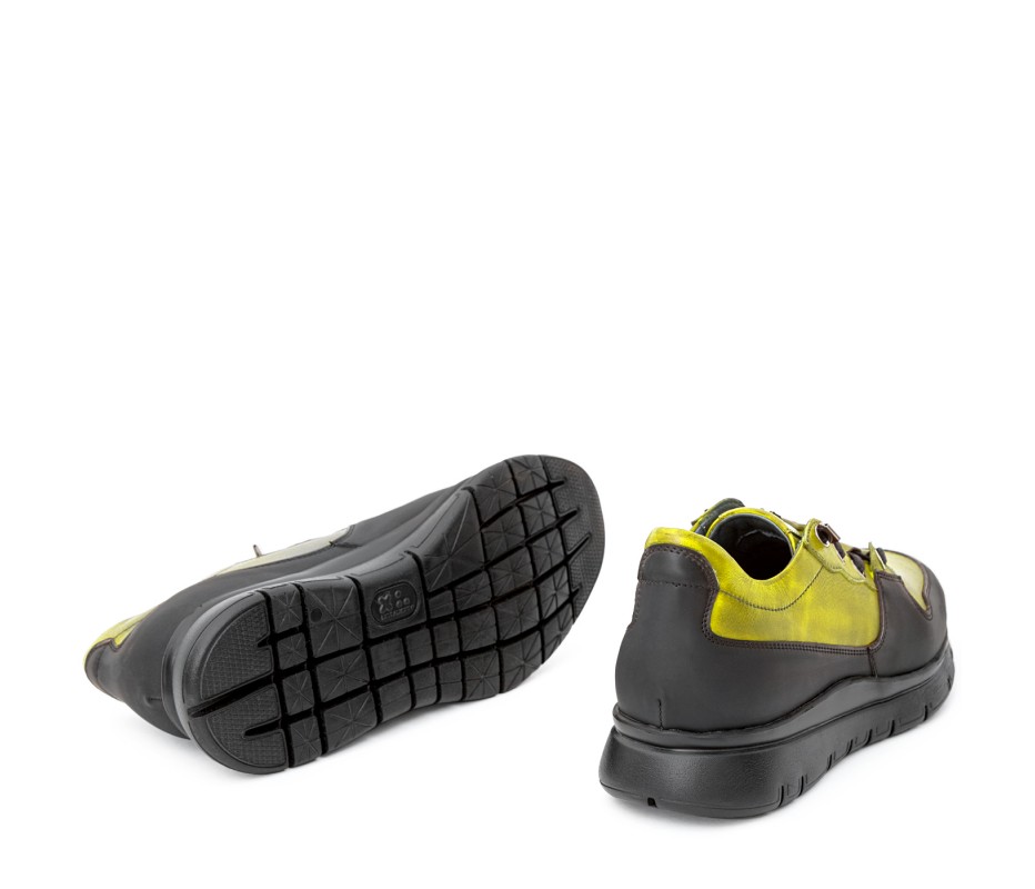 Pakerson SNEAKER AMIATA PELLE VERDE PISTACCHIO Vendita Calda