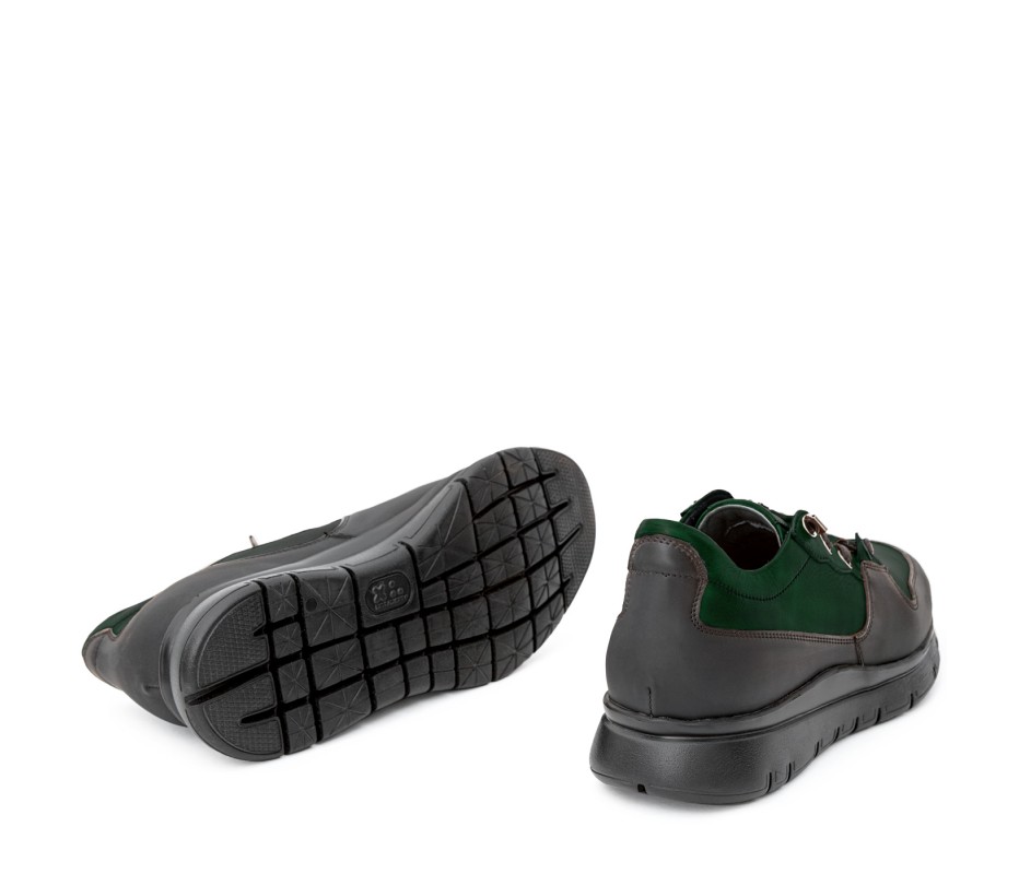 Pakerson SNEAKER AMIATA PELLE VERDE INTENSO Vendita Economica