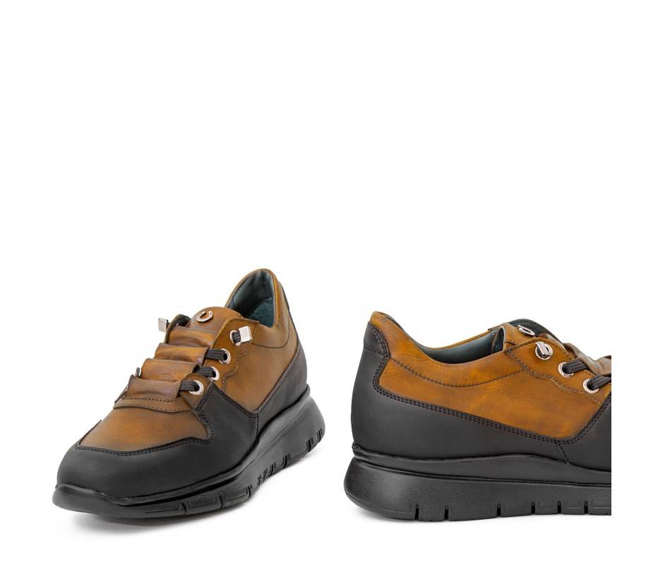 Pakerson SNEAKER AMIATA PELLE MARRONE TAN I Più Venduti