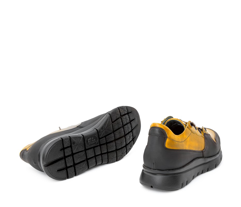 Pakerson SNEAKER AMIATA PELLE GIALLA Negozio