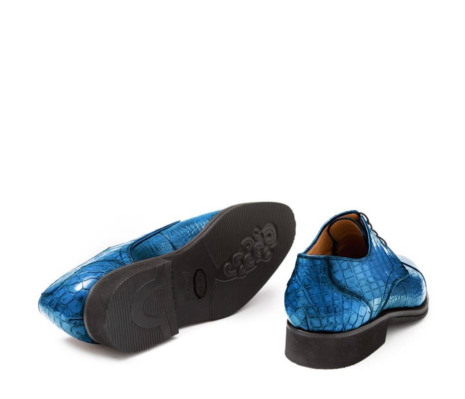 Pakerson DERBY FIRENZE ALLIGATORE AZZURRO BAY Offerta San Valentino