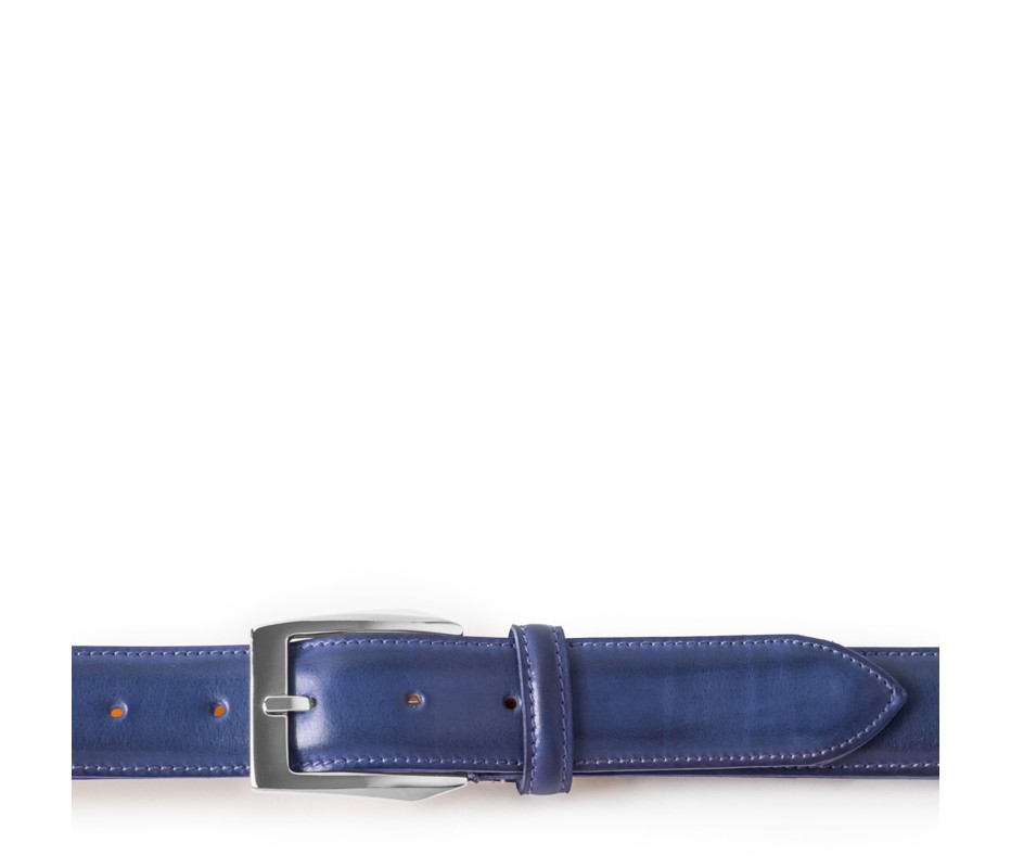 Pakerson FIBBIA CALCI PELLE BLU NAVY Vendita calda