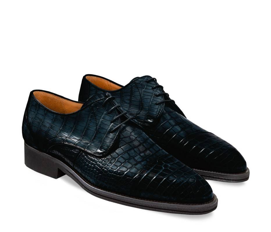 Pakerson DERBY FIRENZE ALLIGATORE BLU ISLAND Offerta migliore