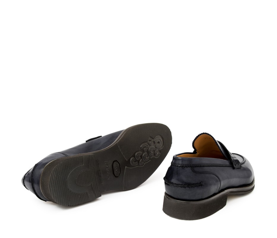 Pakerson MOCASSINO LUCCA PELLE GRIGIO STONE Online Outlet