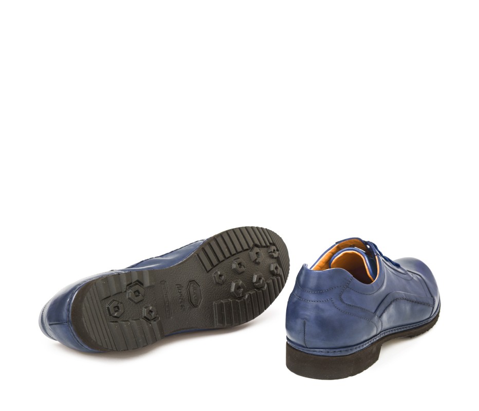 Pakerson DERBY PIENZA PELLE BLU NAVY Offerta temporanea
