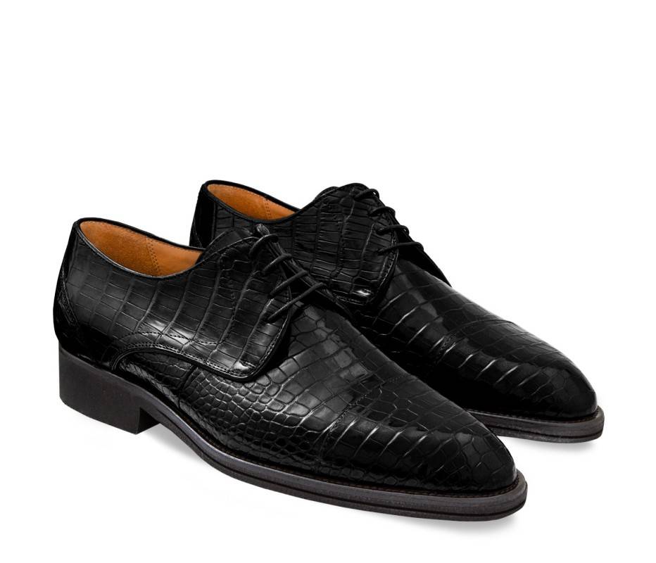 Pakerson DERBY FIRENZE ALLIGATORE NERO Offerte stagionali
