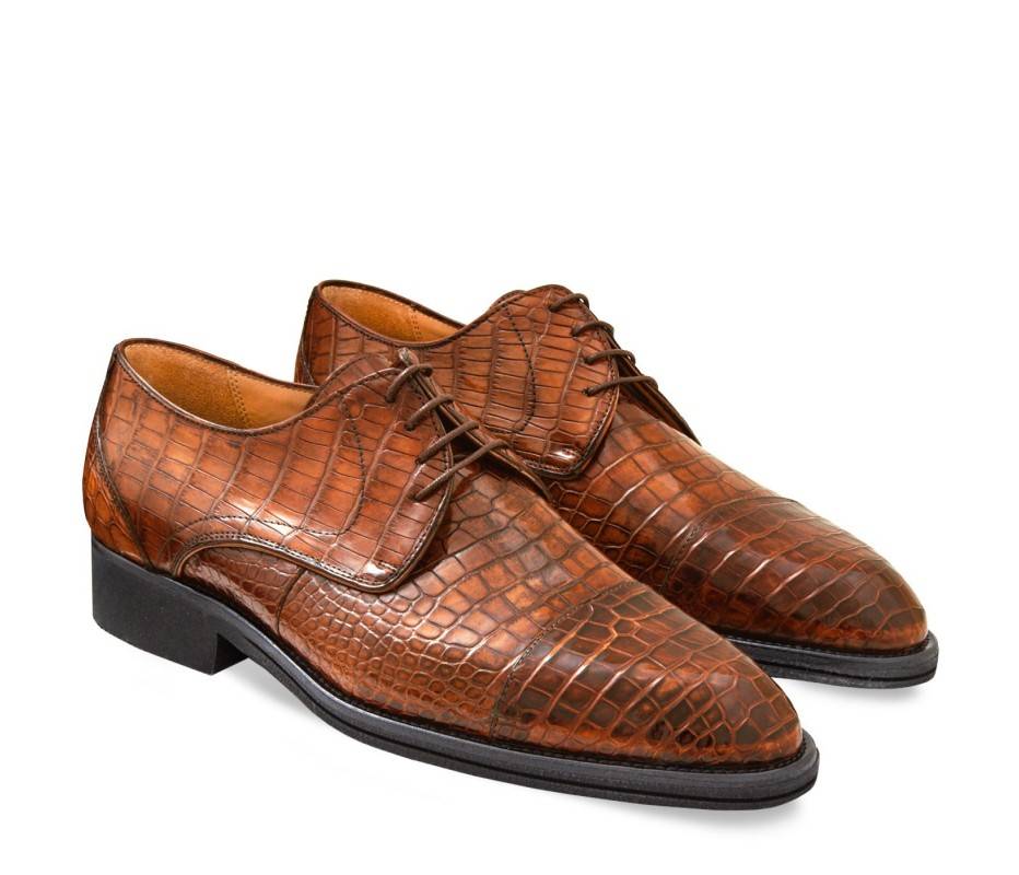 Pakerson DERBY FIRENZE ALLIGATORE MARRONE WOOD ACQUISTA ORA