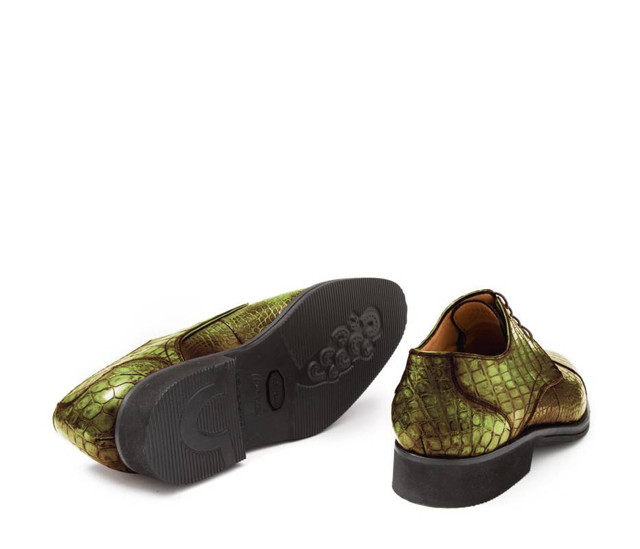Pakerson DERBY FIRENZE ALLIGATORE VERDE OLIVA Promozione temporanea