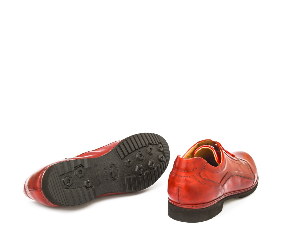Pakerson DERBY PIENZA PELLE ROSSA Fino al 60% di sconto