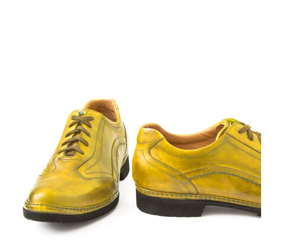Pakerson DERBY PIENZA PELLE GIALLA Super sconto
