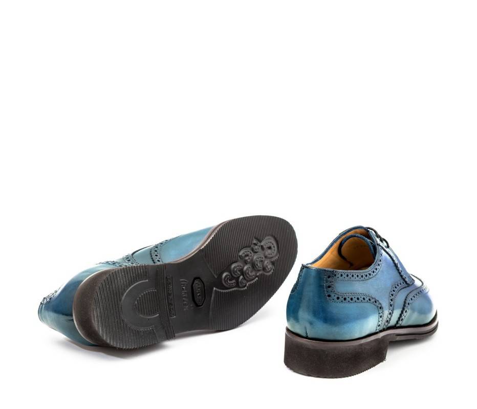 Pakerson DERBY PISA PELLE AZZURRO BAY Fino Al -60%