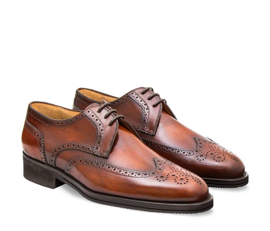 Pakerson DERBY PISA PELLE MARRONE WOOD Saldi Di Fabbrica