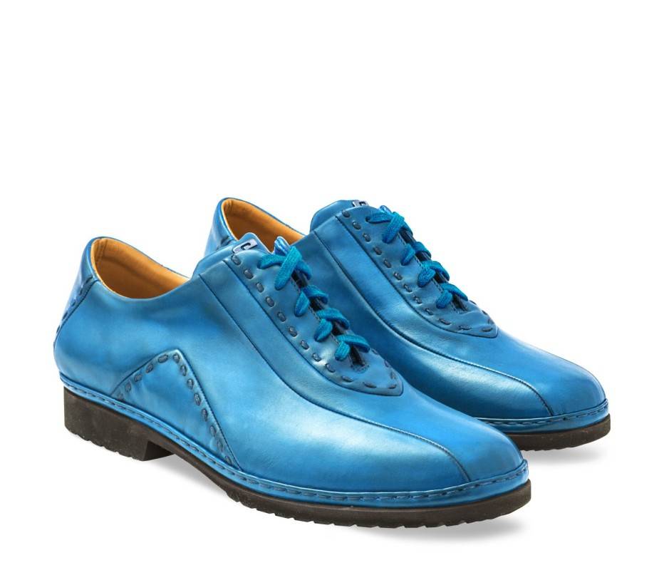 Pakerson DERBY BOLGHERI PELLE AZZURRO CIELO Black Friday
