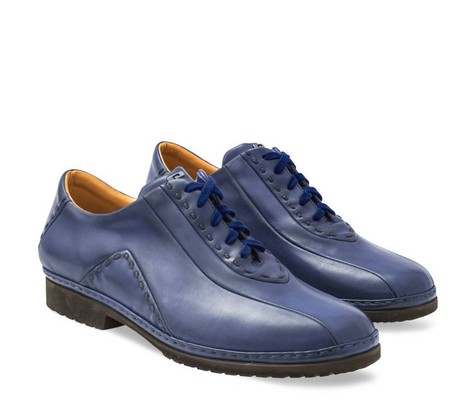 Pakerson DERBY BOLGHERI PELLE BLU NAVY Offerta Pasqua