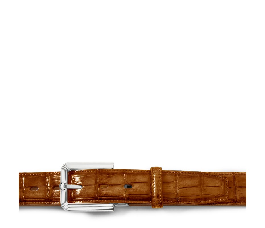 Pakerson FIBBIA FIESOLE ALLIGATORE MARRONE WOOD Offerte esclusive