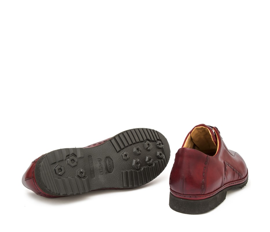 Pakerson DERBY BOLGHERI PELLE ROSSO BORDEAUX Lightning offer