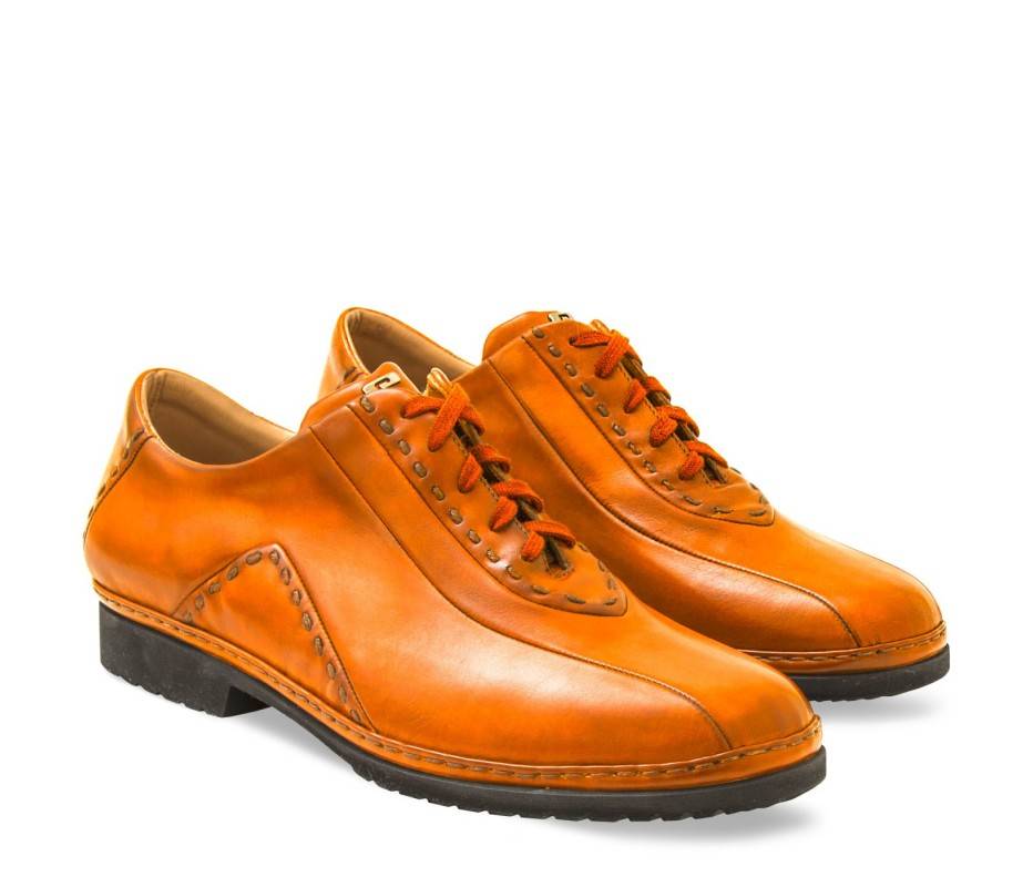 Pakerson DERBY BOLGHERI PELLE ARANCIO Liquidazione