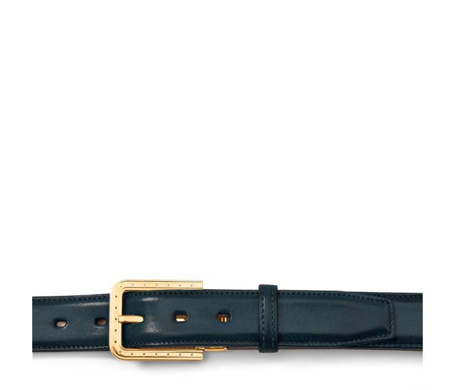 Pakerson FIBBIA RIPA PELLE BLU ISLAND Comprane uno, ottenene uno gratis