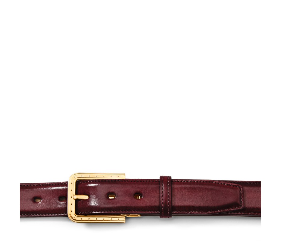 Pakerson FIBBIA RIPA PELLE BORDEAUX VINO Super Saving Price