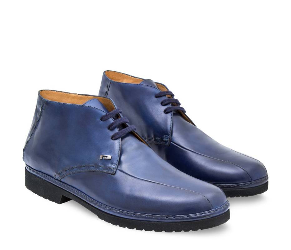Pakerson POLACCHINO GREVE PELLE BLU NAVY Offerta settimanale