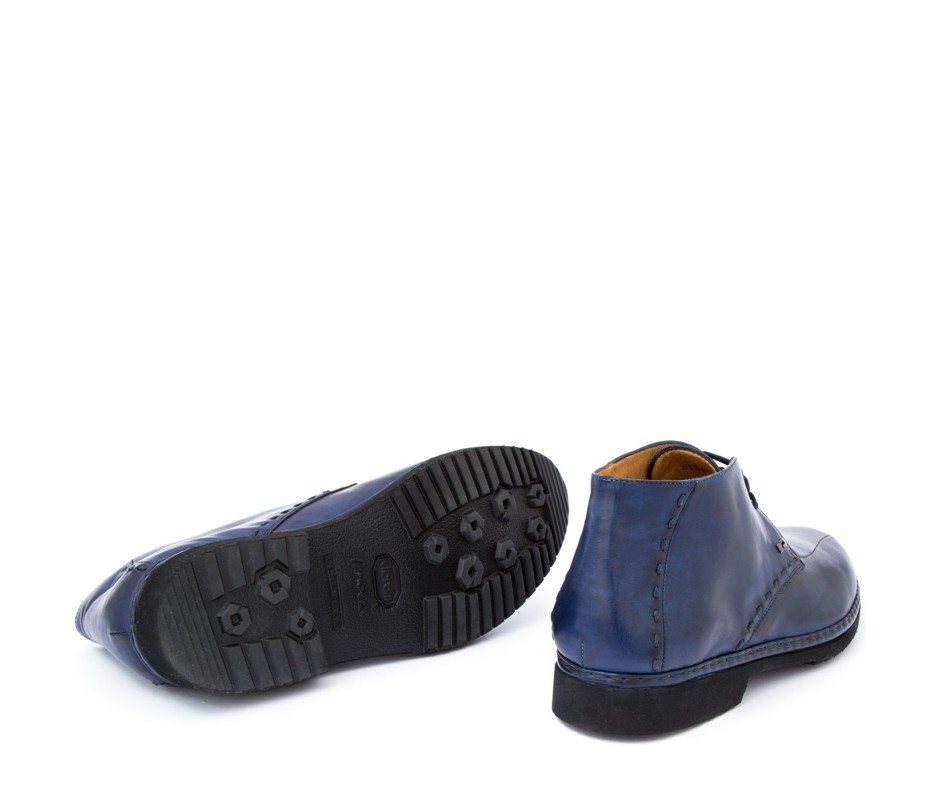 Pakerson POLACCHINO GREVE PELLE BLU NAVY Offerta settimanale