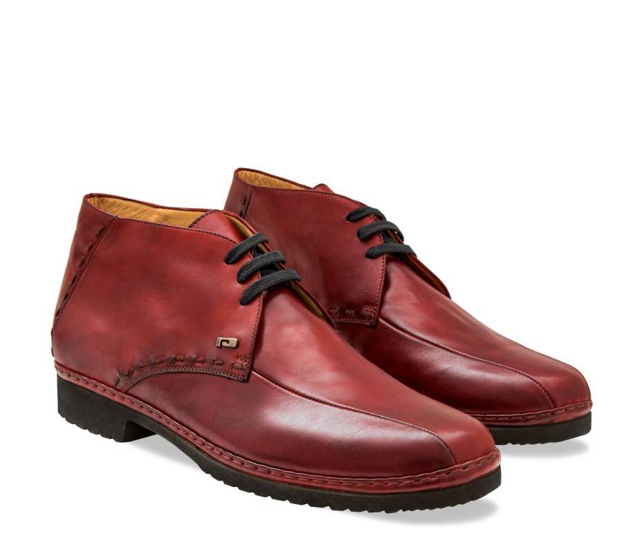 Pakerson POLACCHINO GREVE PELLE ROSSO BORDEAUX Fino al 60% di sconto